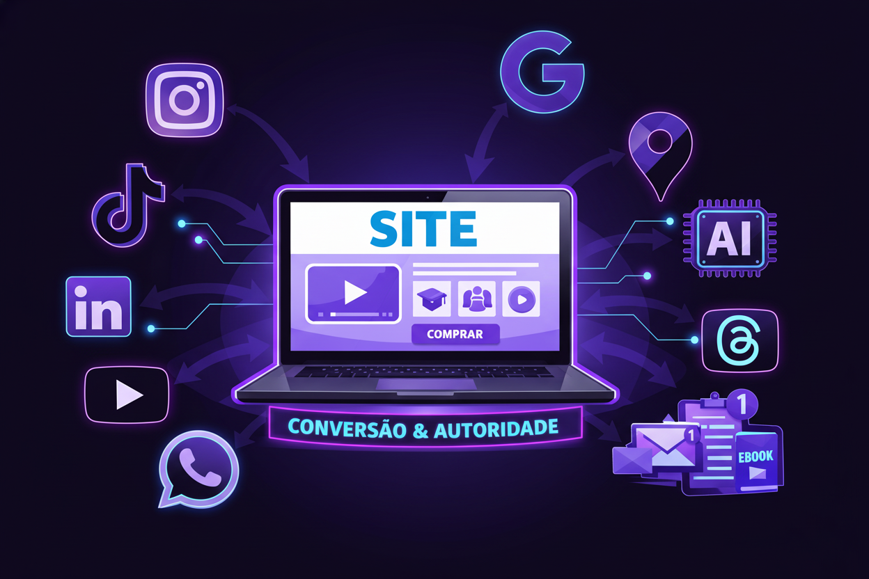 Bussines Hub digital ecosystem visualization